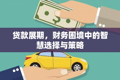麻山贷款展期，财务困境中的智慧选择与策略