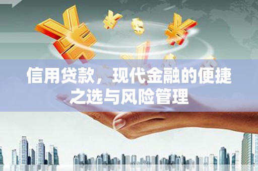 麻山信用贷款，现代金融的便捷之选与风险管理
