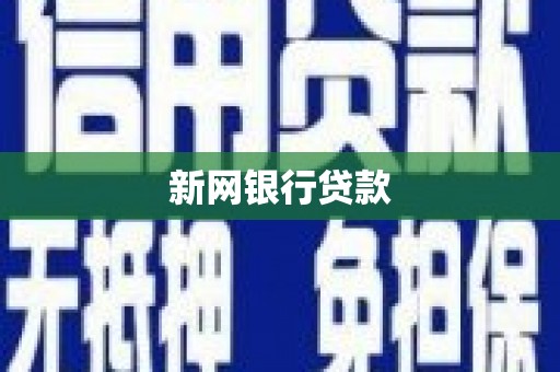 麻山新网银行贷款