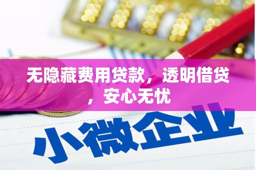 麻山无隐藏费用贷款，透明借贷，安心无忧