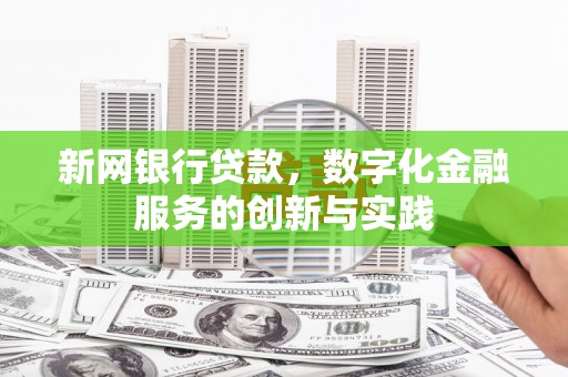 麻山新网银行贷款，数字化金融服务的创新与实践