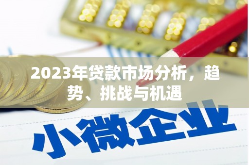 麻山2023年贷款市场分析，趋势、挑战与机遇