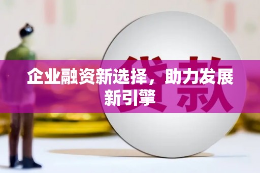 麻山企业融资新选择，助力发展新引擎