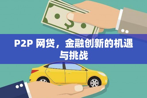 麻山P2P 网贷，金融创新的机遇与挑战