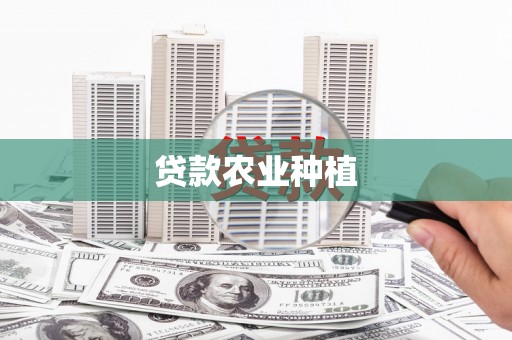 麻山贷款农业种植