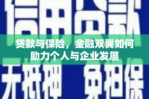 麻山贷款与保险，金融双翼如何助力个人与企业发展
