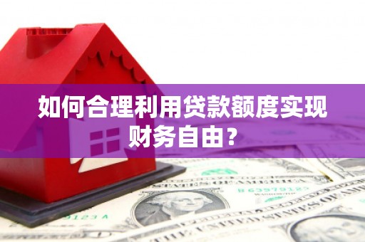 麻山如何合理利用贷款额度实现财务自由？