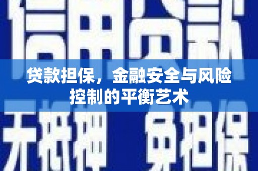 麻山贷款担保，金融安全与风险控制的平衡艺术