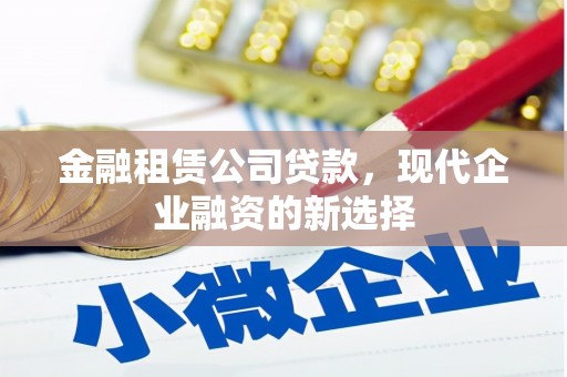 麻山金融租赁公司贷款，现代企业融资的新选择
