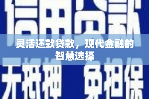 麻山灵活还款贷款，现代金融的智慧选择