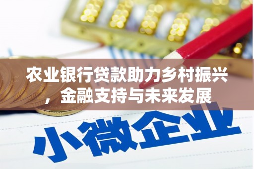 麻山农业银行贷款助力乡村振兴，金融支持与未来发展