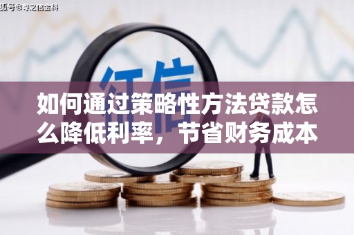 麻山如何通过策略性方法贷款怎么降低利率，节省财务成本