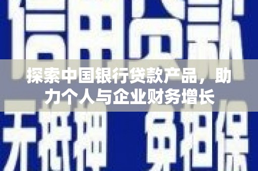 麻山探索中国银行贷款产品，助力个人与企业财务增长