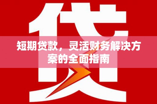 麻山短期贷款，灵活财务解决方案的全面指南