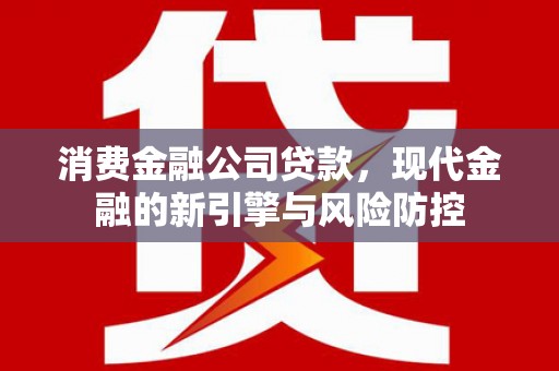 麻山消费金融公司贷款，现代金融的新引擎与风险防控