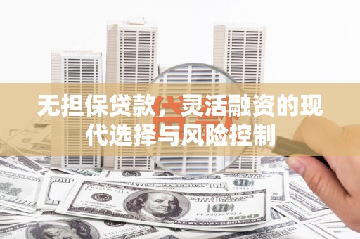 麻山无担保贷款，灵活融资的现代选择与风险控制