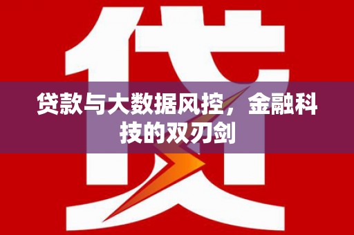 麻山贷款与大数据风控，金融科技的双刃剑