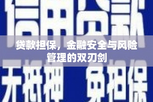 麻山贷款担保，金融安全与风险管理的双刃剑