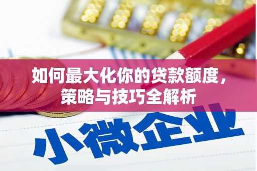 麻山如何最大化你的贷款额度，策略与技巧全解析