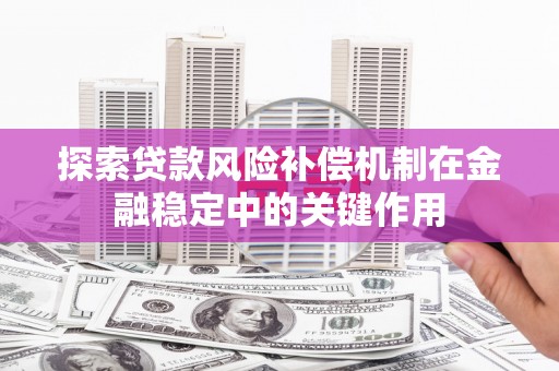 麻山探索贷款风险补偿机制在金融稳定中的关键作用