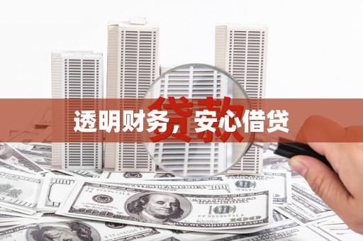 麻山透明财务，安心借贷