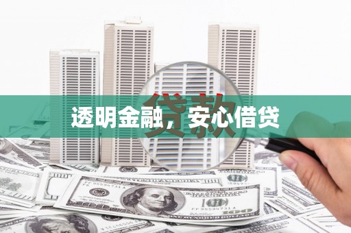 麻山透明金融，安心借贷