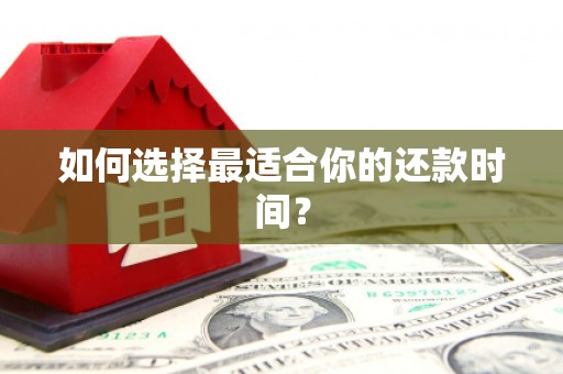 麻山如何选择最适合你的还款时间？