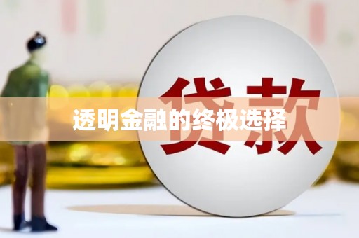 麻山透明金融的终极选择