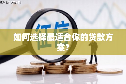 麻山如何选择最适合你的贷款方案？