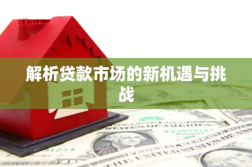 麻山解析贷款市场的新机遇与挑战